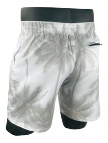 Men Shorts - 淺灰色 - 查看 2