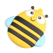 BIYETIMI 128GB USB闪存盘，64GB 2.0卡通蜜蜂、狐狸、企鹅USB闪存盘，128GB USB闪存盘，礼品U盘 - 黃色 - 查看 4