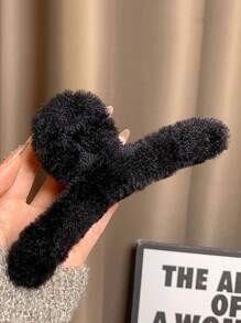 4 件女士毛绒大号 U 型发夹，时尚百搭发夹，适合日常和外出，外观高端，适用于大量服装可爱发夹 - 彩色 - 查看 8