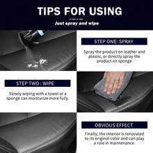 JB-XPCS Car Interior Leather & Plastic Refurbishment Coating Agent, Auto Dashboard Seat Renovator Leather Plastic Restorer Coating For Auto Parts - JB-3 - View 10