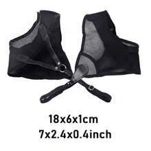 1pc Black Chest Protector - Black - View 7
