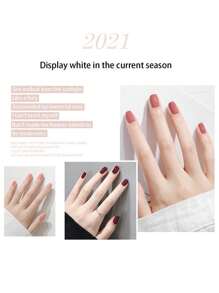 10ml水性指甲油，快干持久，可剥，无味，适合学生和美甲店 - 新款女士和女孩指甲油，适合所有季节