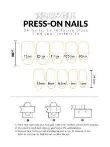 24入組中等大小的棺材假指甲-包括綠色波浪設計的人造假指甲壓克力假指甲-裸色底部自然光澤的假指甲全覆蓋假指甲貼片適用於女性和女孩diy和1片膠帶和1個指甲墊 - 彩色 - 查看 10