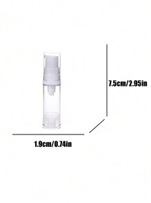 3 件裝 5 毫升化妝品瓶便攜式旅行分裝瓶按壓式眼霜瓶化妝品乳液面霜瓶真空泵瓶非常適合攜帶您喜愛的乳液或粉底液旅行! - 白色 - 查看 7