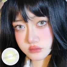 FRESH LADY Freshlady Polar Lights 蓝灰色 14.20 毫米彩色隐形眼镜 1 年抛型 - 藍色 - 查看 4