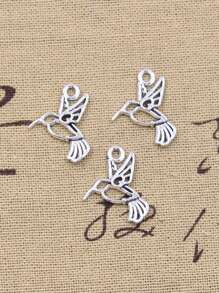 hroryn 30 件吊飾喜鵲鳥古董銀色吊墜製作 Diy 手工尋找珠寶 - 復古銀色 - 查看 1