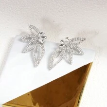 1對長款新娘婚禮鑽石吊燈垂墜耳環,大型時尚陳述飾品,女士少女新娘伴娘派對晚會盛裝珠寶