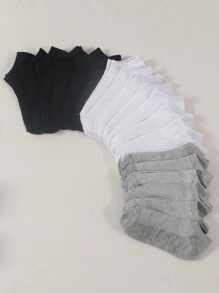 20 Pairs Multicolor Women Short Socks, Thin Fashion Casual Summer Ankle Socks - Multicolor - View 6