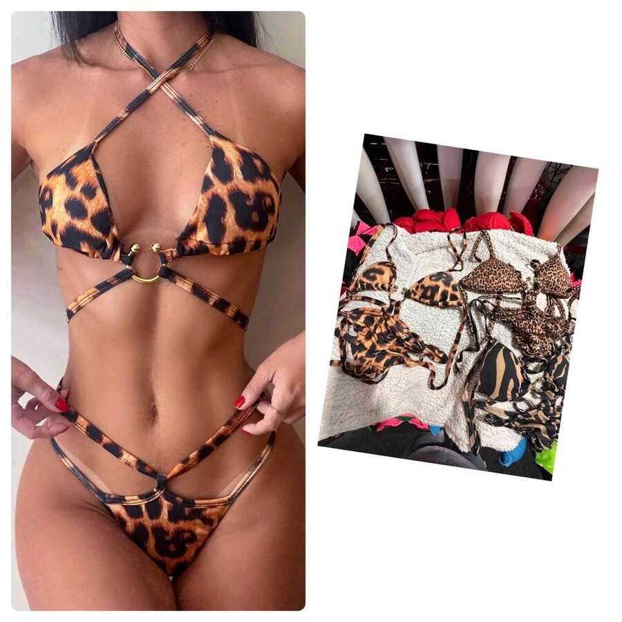 Women Bikini Sets - Lạc đà - Xem 1