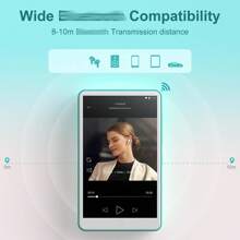 Reproductor de música Mp3 Mp4 con Wifi Pantalla táctil completa de 3,5 "(Verde) - verde menta - Ver 7