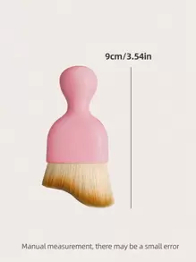 1入組粉色鍵盤&隙縫灰塵清潔刷具有柔軟刷毛,可供多功能使用 - 清潔汽車內飾和桌面表面