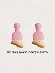 1入組粉色鍵盤&隙縫灰塵清潔刷具有柔軟刷毛,可供多功能使用 - 清潔汽車內飾和桌面表面