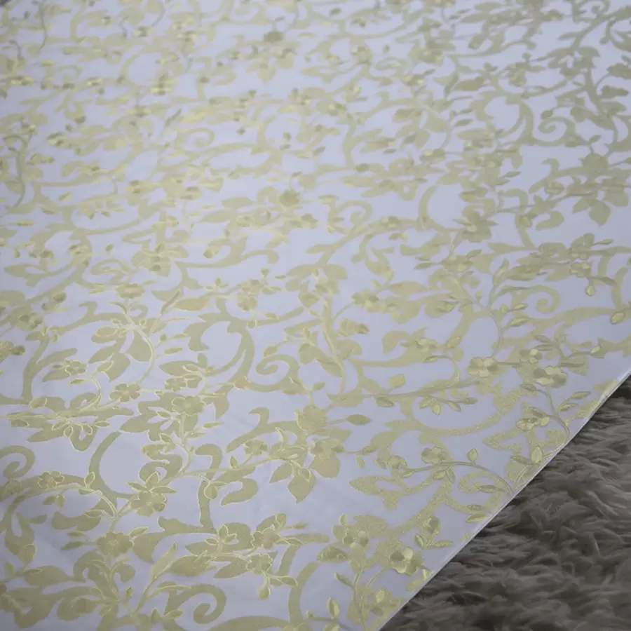 Wall Paper - 2053 Blumenranke mit Gold - Übersicht 1