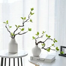 1根長的人造樹枝,用於家居裝飾插花 - 綠色 - 查看 3