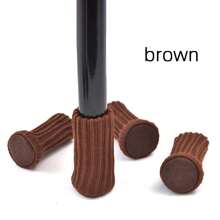 4入組家具腳套,高彈性針織椅子腳地面保護套,雙層厚度家具鞋套,易於移動並減少噪音7x4厘米/2.75x1.57英寸 - 彩色 - 查看 9