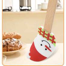 1入組聖誕主題矽膠刮刀 - 白色 - 查看 2