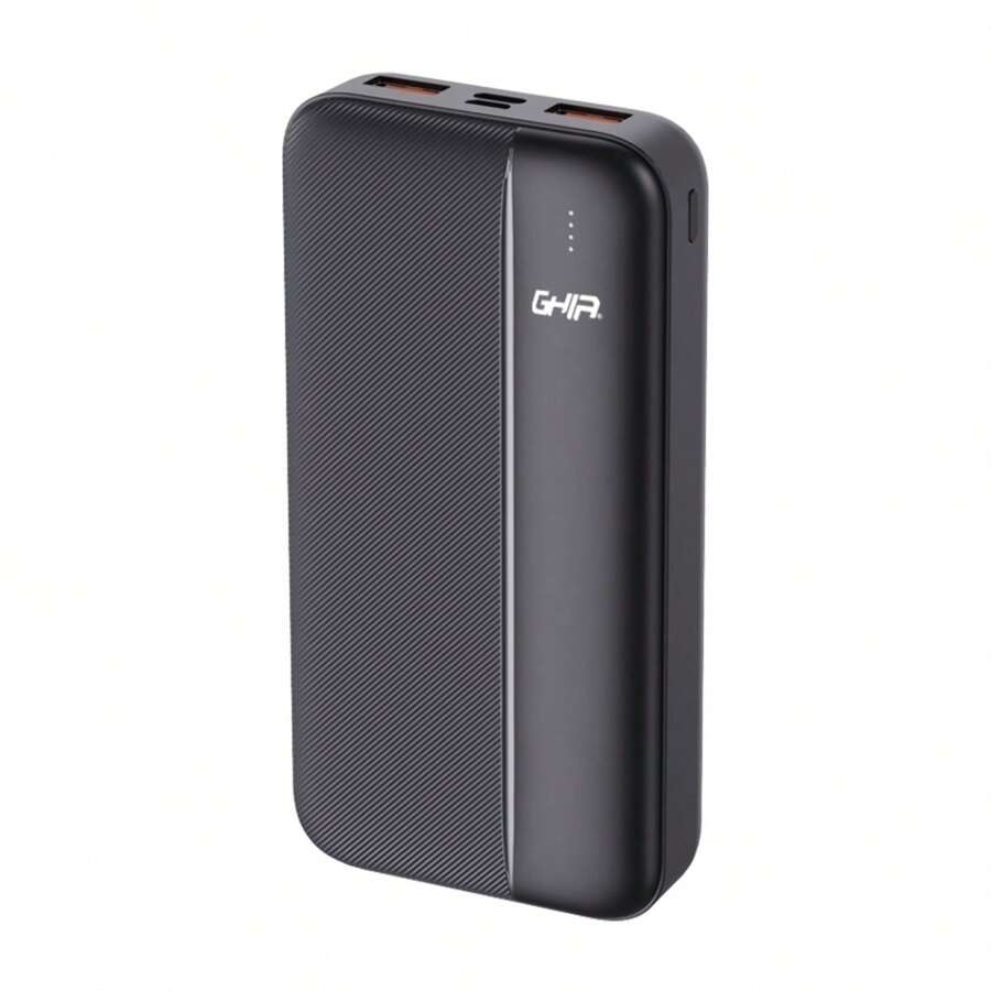 BATERIA DE RESPALDO GHIA POWER BANK 20000 MAH - Negro - Ver 1