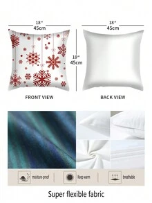 1pc Scenery Polyester Printed Pillowcase - Multicolor - View 2