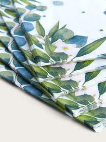 25pcs Plant Print Disposable Napkin - Multicolor - View 4