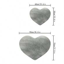 1pc Tie-dye Long Hair Carpet Suitable For Living Room Coffee Table Bedroom Soft And Washable All-season Rug - Grey - View 7