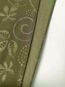 1 件花卉和卷轴印花头巾女士方形围巾优雅头巾、发带、头带非常适合装扮您的外观