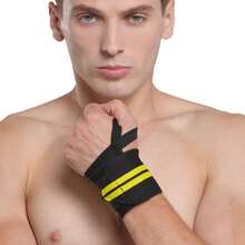 1 件可調節防滑腕帶,帶軟墊拇指支架 - 非常適合舉重和硬拉!男女通用腕帶、可調節腕帶、腕管關節炎腕部保護帶、舉重、運動量來找到、舉重、力量訓練、運動與健身 - 紅色 - 查看 2