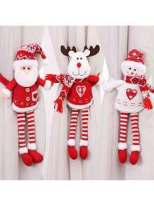 Cartoon Long Leg Doll Curtain Buckle - Red - View 1