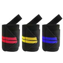 1 件可調節防滑腕帶,帶軟墊拇指支架 - 非常適合舉重和硬拉!男女通用腕帶、可調節腕帶、腕管關節炎腕部保護帶、舉重、運動量來找到、舉重、力量訓練、運動與健身 - 紅色 - 查看 3