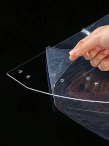 1pc Transparent Simple Stair-Shaped Glasses Storage Rack Suitable For Male And Female Sunglasses Sunscreen Glasses Etc. 2-7 Layers Optional Large Capacity Glasses Display Stand - Clear - View 4