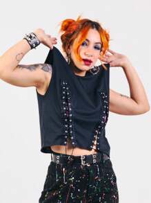 Women Blouses - màu đen - Xem 3