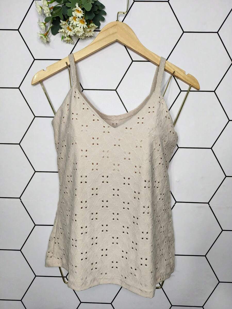 Women Tops - 米色 - 查看 1