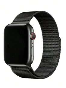 Dây đeo đồng hồ có khóa từ bằng lưới thép mềm Milanese với dây đeo Apple Watch 38mm 40mm 41mm 42mm 44mm 45mm 49mm Dây đeo bằng kim loại Dây đeo từ tính bằng thép không gỉ Dây đeo cổ tay thay thế thể thao Milanese Mesh Loop Ultra Apple Watch Series 8 7 6 SE 5 4 3 2 1 Dành cho Nữ và Nam - Vàng hồng, Bạc, Đen, Vàng, Xanh - Bạc - Xem 2