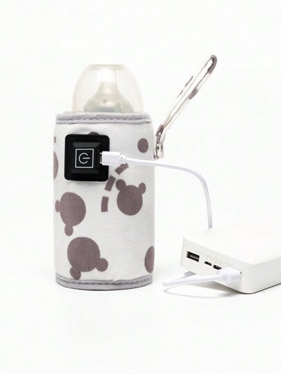 1pc Baby Milk Bottle Insulation Cover, Constant Temperature Heating Keeper, Portable For Outdoor & Car Use