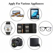 Mini Screwdriver Kit Magnetic 25 In 1 Precision Bits Torx Screw Driver Set Opening Repair Tools Kit For Mobile Phone Camera Watch PC, Tools For Men - Black - View 5