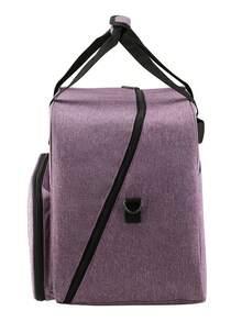 1pc Simple Knitting Tool Organizer Outdoor Portable Bag Small Sewing Machine Bag Purple - Purple - View 3