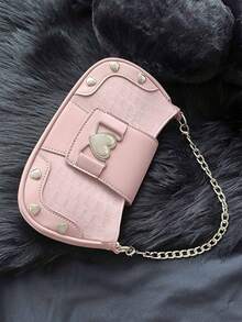 Túi vai - Màu Hồng baby - Xem 3