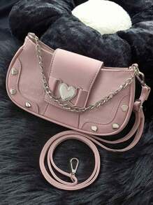 Túi vai - Màu Hồng baby - Xem 1