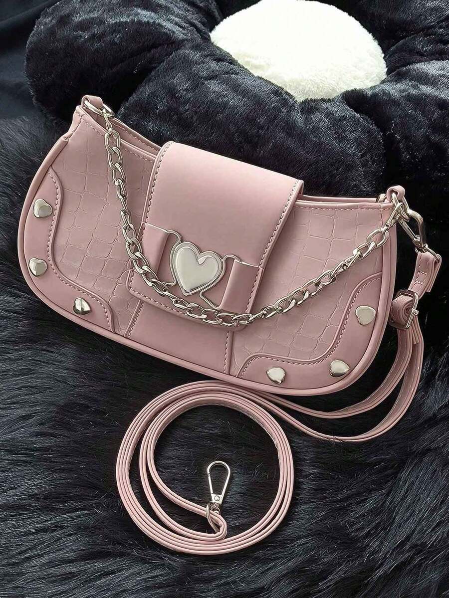 Túi vai - Màu Hồng baby - Xem 1