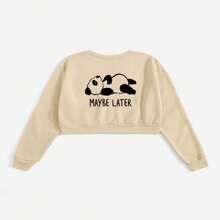 Women Sweatshirts - Màu be - Xem 3