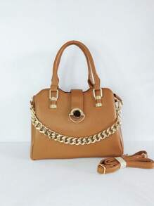 Women Satchels - Brown - View 1