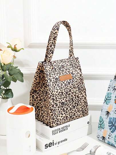 SHEIN X Jess 1pc Insulated Lunch Bag