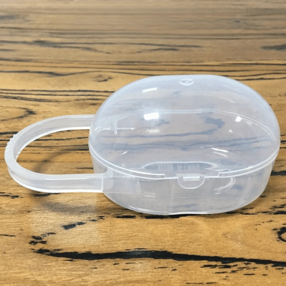 2pcs Clear Pacifier Storage Case, Portable And Dustproof - Clear - View 1