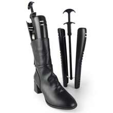 1pc Adjustable Elastic Boot Shaper For Tall Boots - Black - View 7