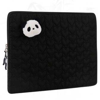 Morellet Bolso de ordenador portátil con múltiples compartimentos y solapa con cremallera, organizador de negocios de tela compuesta, adecuado para mujeres que van a la oficina