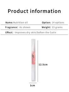 1支5g草莓香味指甲養護油筆,適用於護理指甲和修剪指甲周围的皮肤,美甲工具 - 紅色 - 查看 2