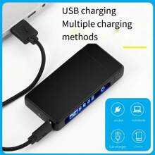 Usb Rechargeable Arc Lighter With Digital Display And Windproof Design, Creative Gift For Men - Baby Pink - View 5