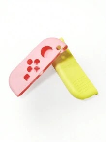 Estuche protector de silicona para control de juegos Switch, funda de silicona para el mango izquierdo y derecho, unicolor azul y verde
