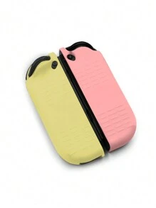 Estuche protector de silicona para control de juegos Switch, funda de silicona para el mango izquierdo y derecho, unicolor azul y verde