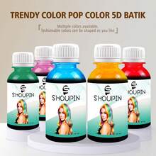 (綠松石)5d染髮膏超級藍色髮色修復半永久染色 | 純素配方含有玻尿酸保濕,植物蛋白質恢復活力,增強結合技術,3.38安士1包裝 - 薄荷綠 - 查看 8