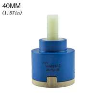 Núcleo de válvula de grifo de agua, núcleo de válvula de cerámica, válvula mezcladora de ducha, accesorio central para lavabo de cocina, grifo de agua fría y caliente, 1 pieza - azul - Ver 7